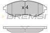 Передние тормозные колодки BP3111 BREMSI