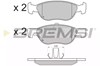 Колодки тормозные BP3131 BREMSI