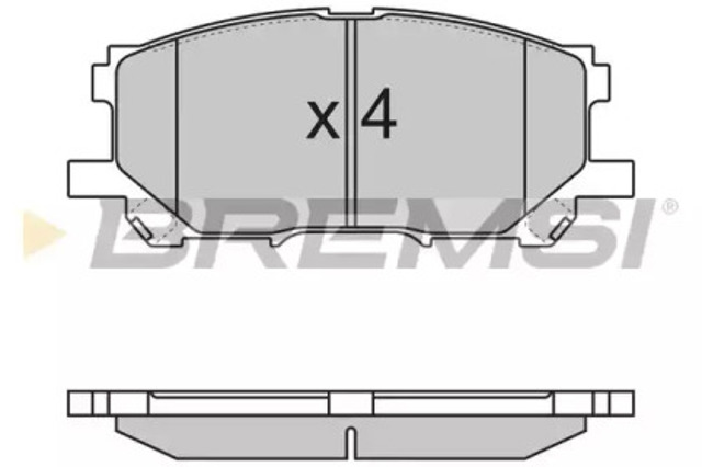 Колодки передние BP3168 BREMSI