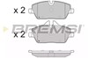 Колодки тормозные передние дисковые BP3195 BREMSI