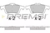 Колодки тормозные дисковые комплект BP3217 BREMSI