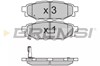 Колодки тормозные дисковые комплект BP3218 BREMSI