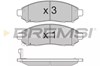 Передние тормозные колодки BP3256 BREMSI