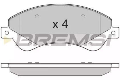 Колодки тормозные BP3273 BREMSI