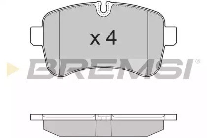 Колодки дисковые  BP3315 BREMSI