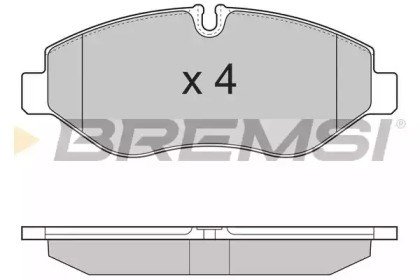 Колодки BP3324 BREMSI