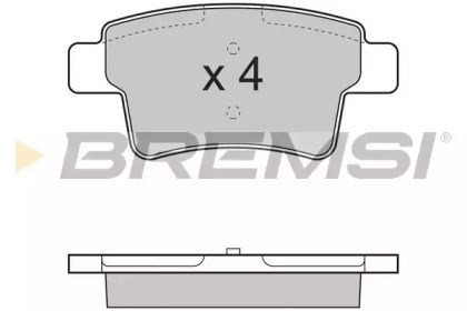 Комплект тормозных колодок BP3331