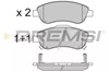 Колодки тормозные дисковые комплект BP3352 BREMSI