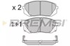 Колодки тормозные BP3358 BREMSI