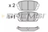 Задние колодки BP3359 BREMSI