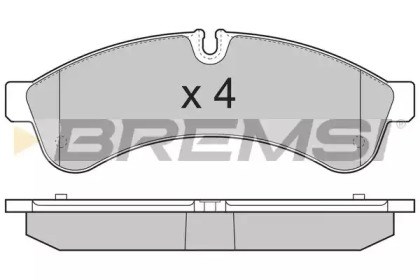 Комплект тормозных колодок BP3365