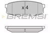 Комплект задних колодок BP3382 BREMSI