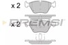 Тормозные колодки BP3447 BREMSI