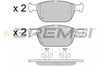 Колодки передние BP3475 BREMSI