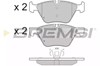 Тормозные колодки BP3479 BREMSI