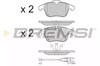 Колодки тормозные дисковые комплект BP3487 BREMSI