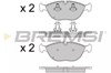 Колодки тормозные дисковые комплект BP3571 BREMSI