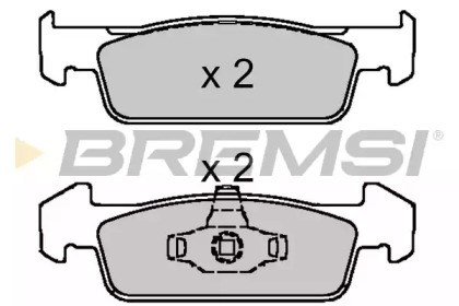 Колодки BP3647 BREMSI