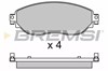 Колодки тормозные BP3653 BREMSI