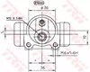 Рабочий цилиндр BWD121 TRW