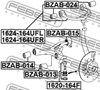 Сайлентблок переднего нижнего рычага BZAB015 FEBEST