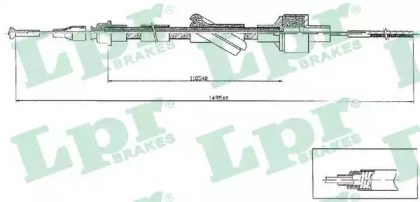 Трос сцепления C0103C LPR
