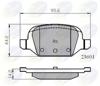 Задние тормозные колодки CBP01026 COMLINE