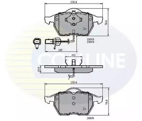 Колодки CBP11025 COMLINE