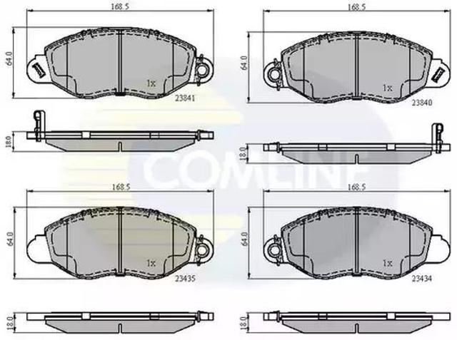 COMLINE CBP31107 Передние тормозные колодки в наличии Чернигов