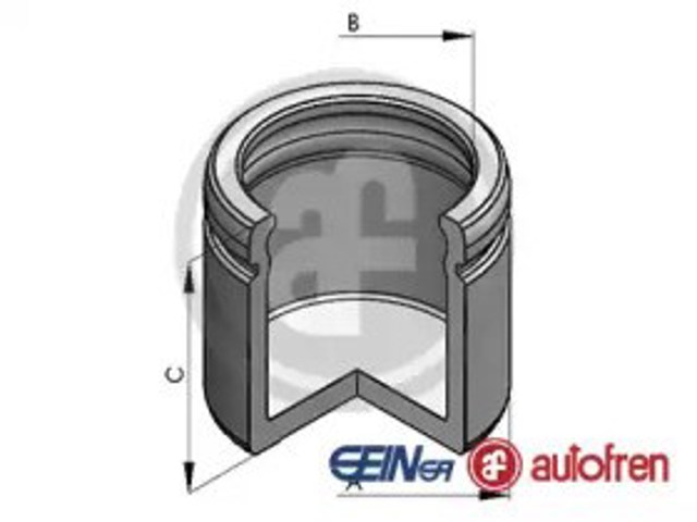 Поршень суппорта тормозного, переднего D025491 AUTOFREN