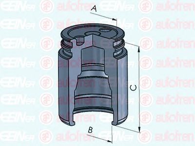 Поршень тормозного заднего суппорта  D025584 AUTOFREN