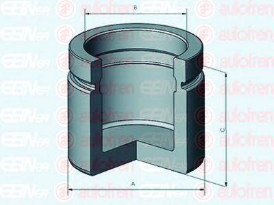 Поршень суппорта переднего D025591 AUTOFREN