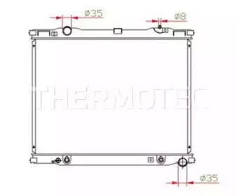 Радиатор D70305TT THERMOTEC