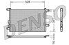 Радиатор кондиционера DCN01003 DENSO