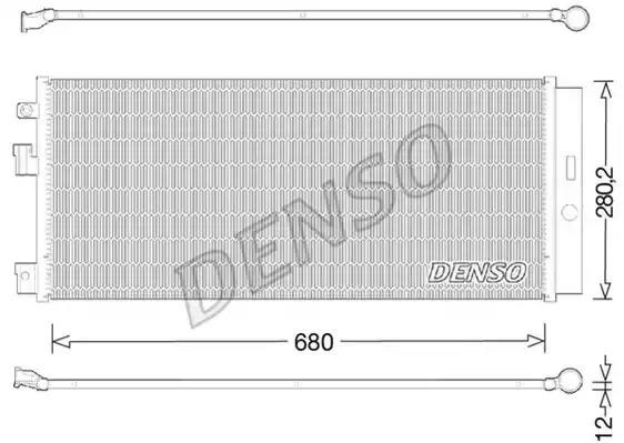 Конденсатор кондиционера DCN20023 DENSO