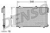 Радиатор охлаждения кондиционера DCN21002 DENSO