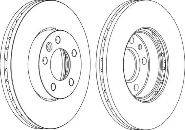 DDF1253C1 Передние тормозные диски купить Чернигов