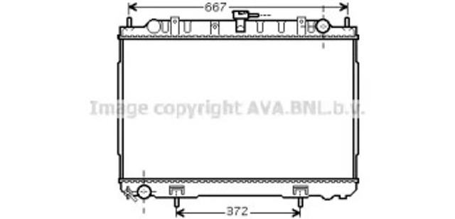 Радиатор основной DN2241 AVA