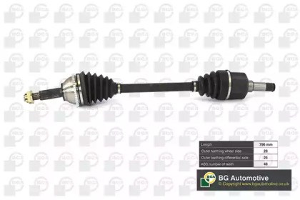 Привод передний левый DS2320LA BGA