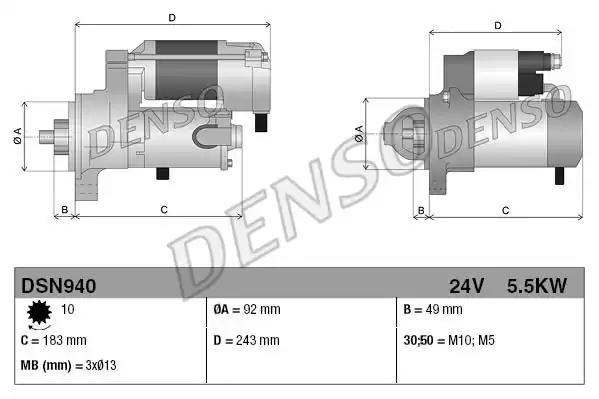 Стартер DSN940 Denso