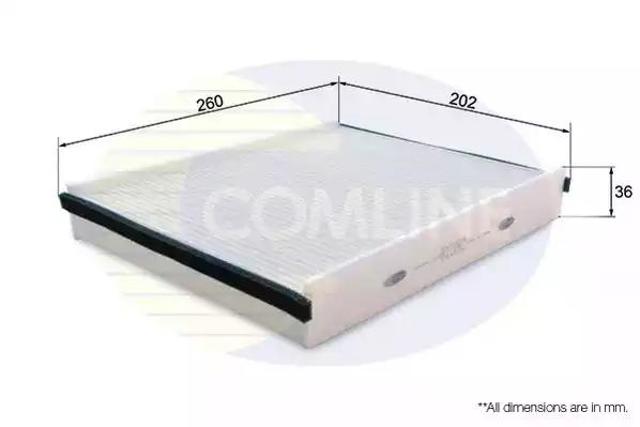 Фильтр пылевой EKF375 COMLINE