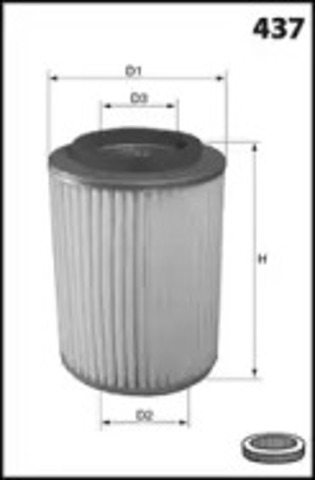 Воздушный фильтр EL3784 MECAFILTER