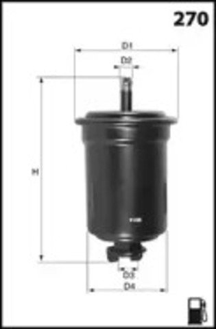 Фильтр топлива ELE3586 MECAFILTER