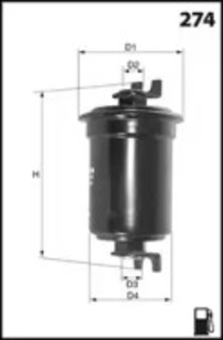 Фильтр тонкой очистки топлива ELE6040 MECAFILTER