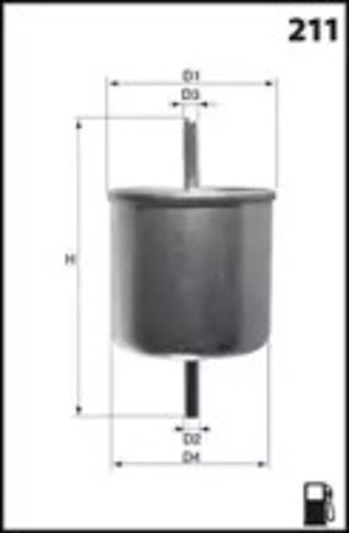 Топливный фильтр ELE6044 MECAFILTER