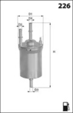 Фильтр топливный ELE6102 MECAFILTER
