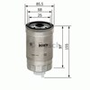 Фильтр топлива F026402048 BOSCH