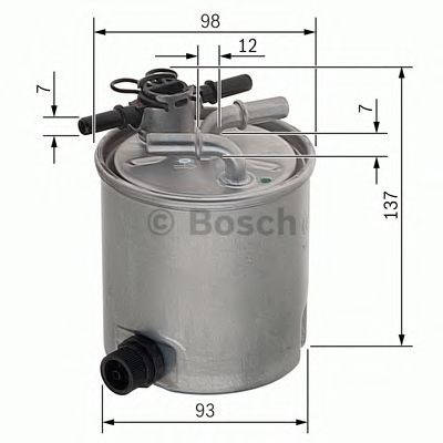 Фильтр-отстойник топлива грубой очистки F026402096 BOSCH
