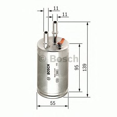 Фильтр тонкой очистки топлива F026403014 BOSCH
