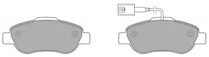 Комплект тормозных колодок FBP-1355-01